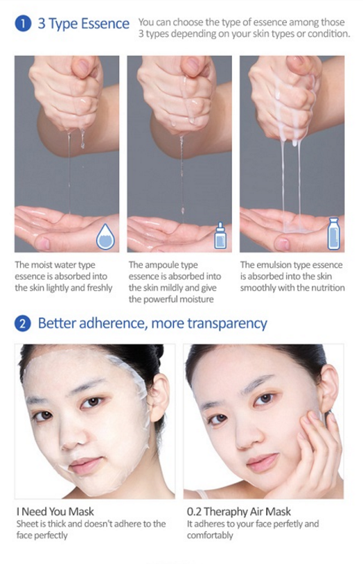 [Etude house] 0.2mm Therapy Air Mask #Green Tea